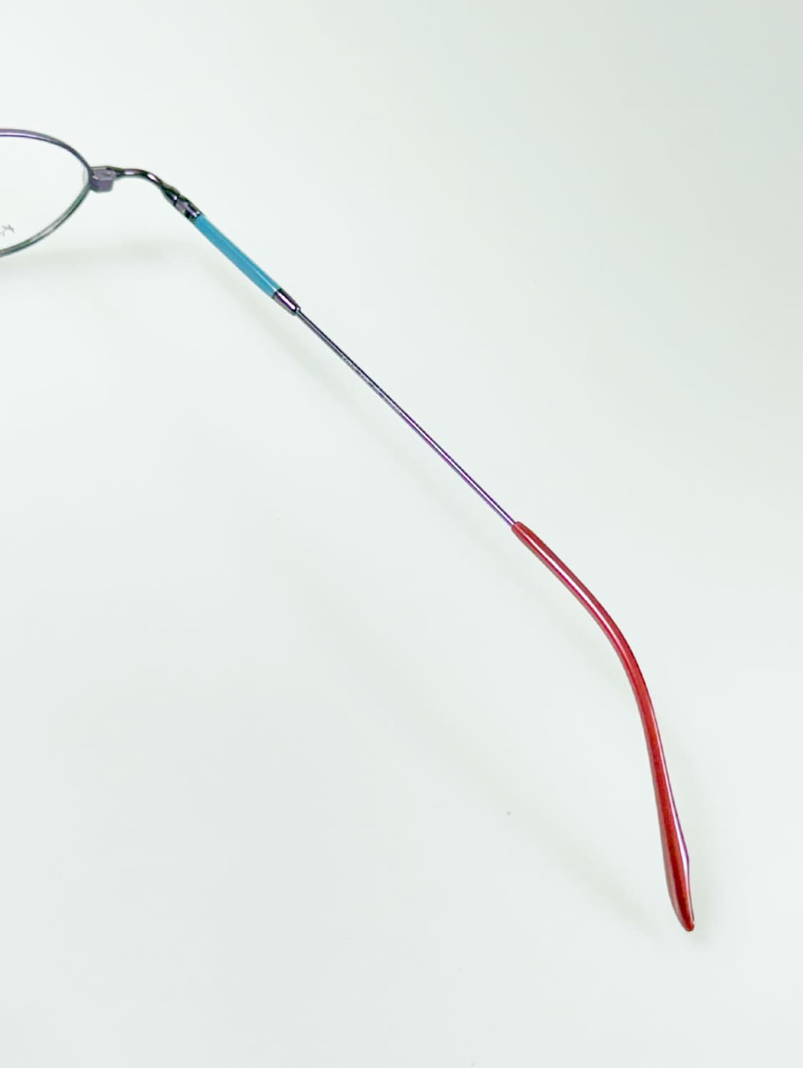 90s KARAYOKKO 스틸퍼플 슬림 프레임 빈티지 안경 상품이미지6