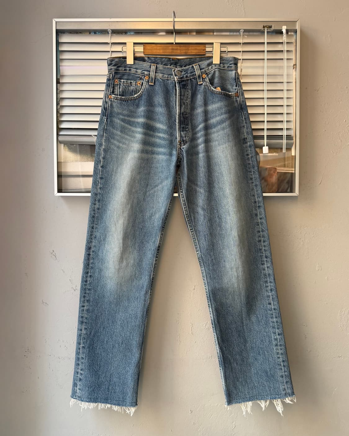 Levi's 501 early 00s USA washed 데님팬츠 상품이미지1