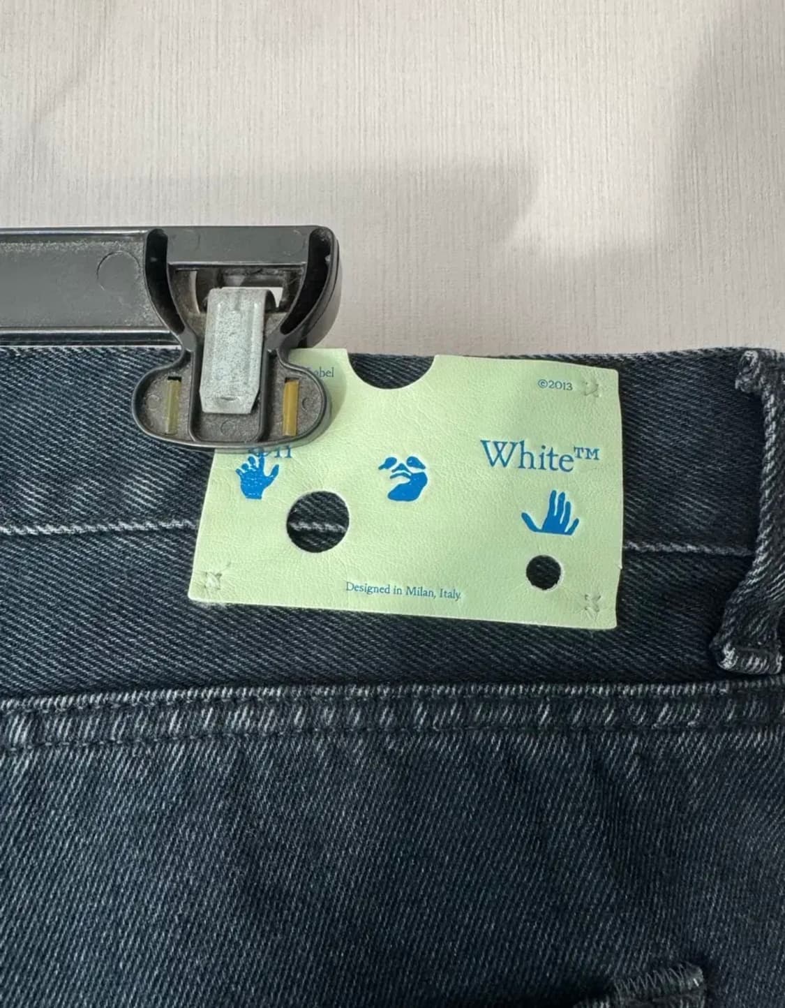 오프화이트 다이애고날 슬림 진 34 청바지 상품이미지5