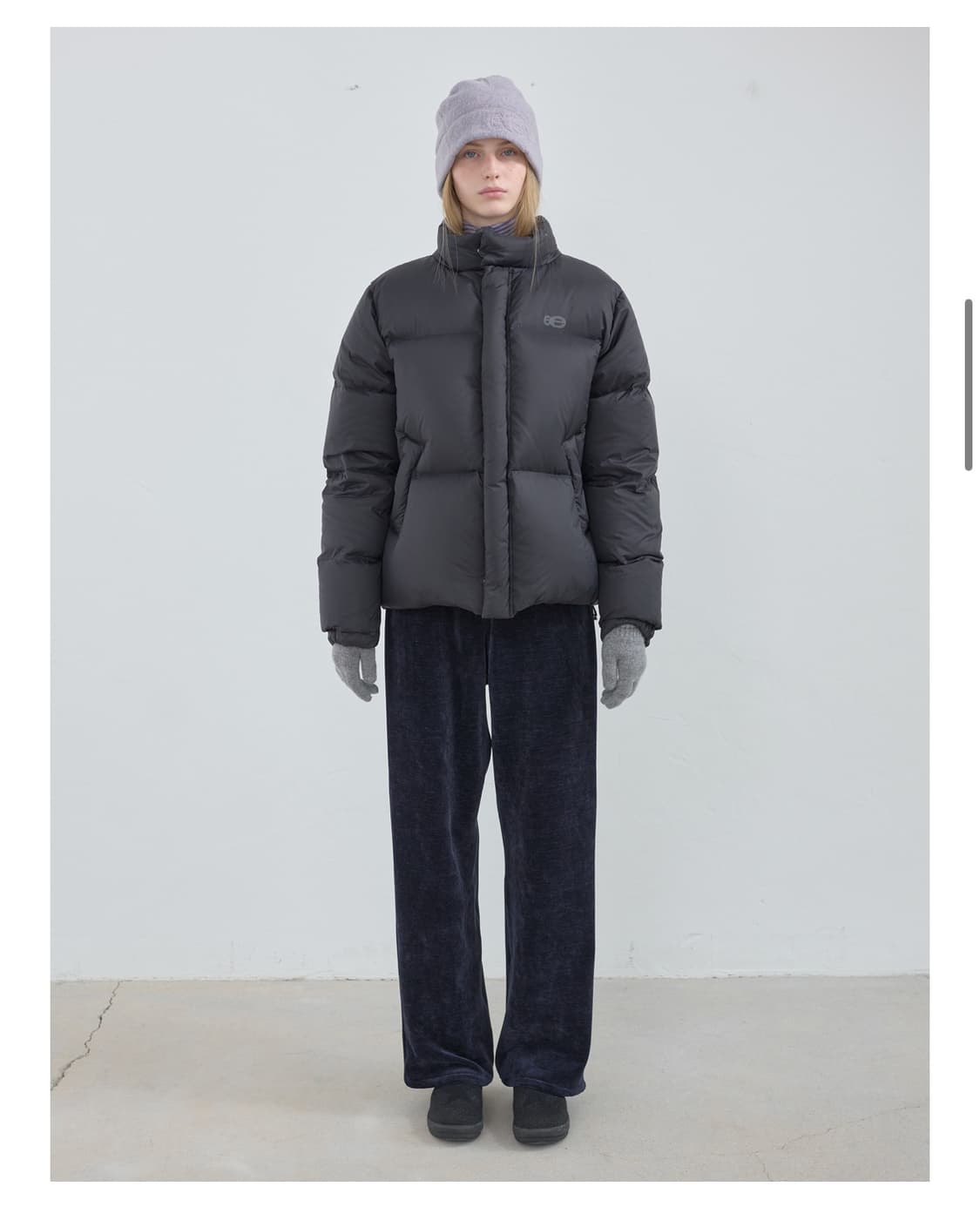 엔조블루스 코지 다운 자켓 (BLACK) 상품이미지2