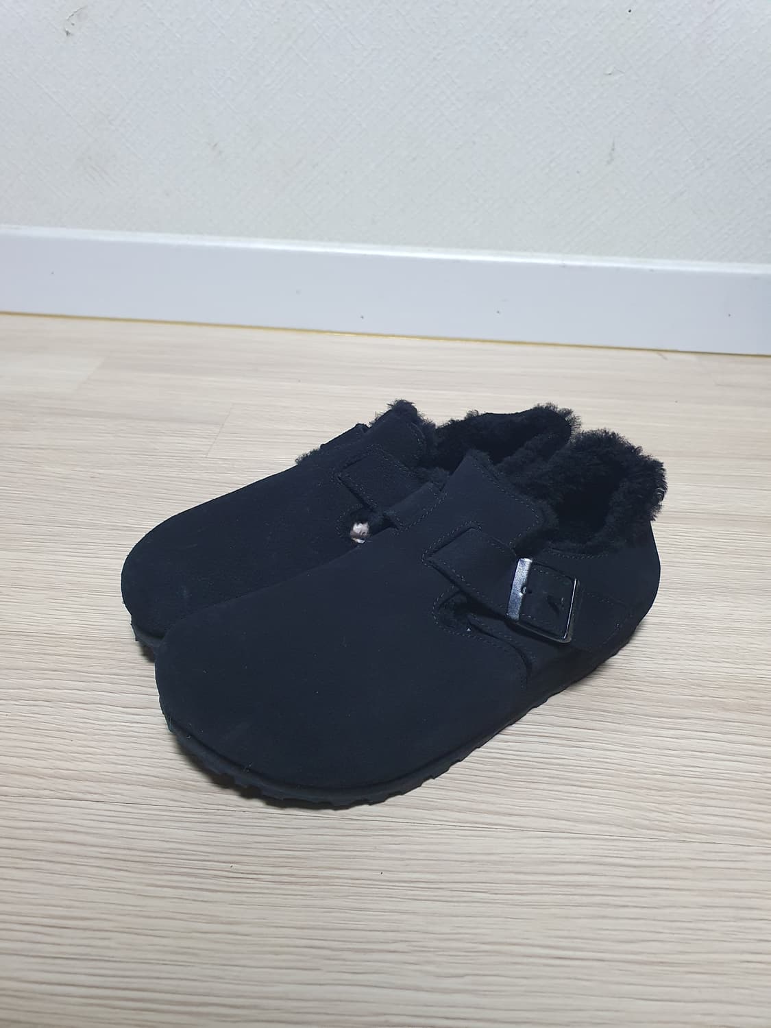 버켄스탁 런던 시어링 블랙 225 상품이미지4