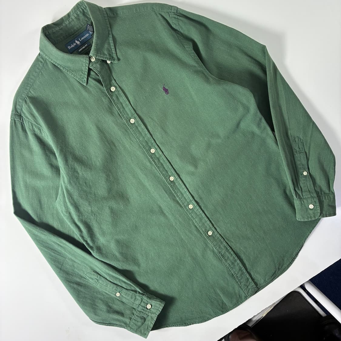 Polo 폴로 랄프로렌 그린 옥스포드 셔츠 상품이미지2
