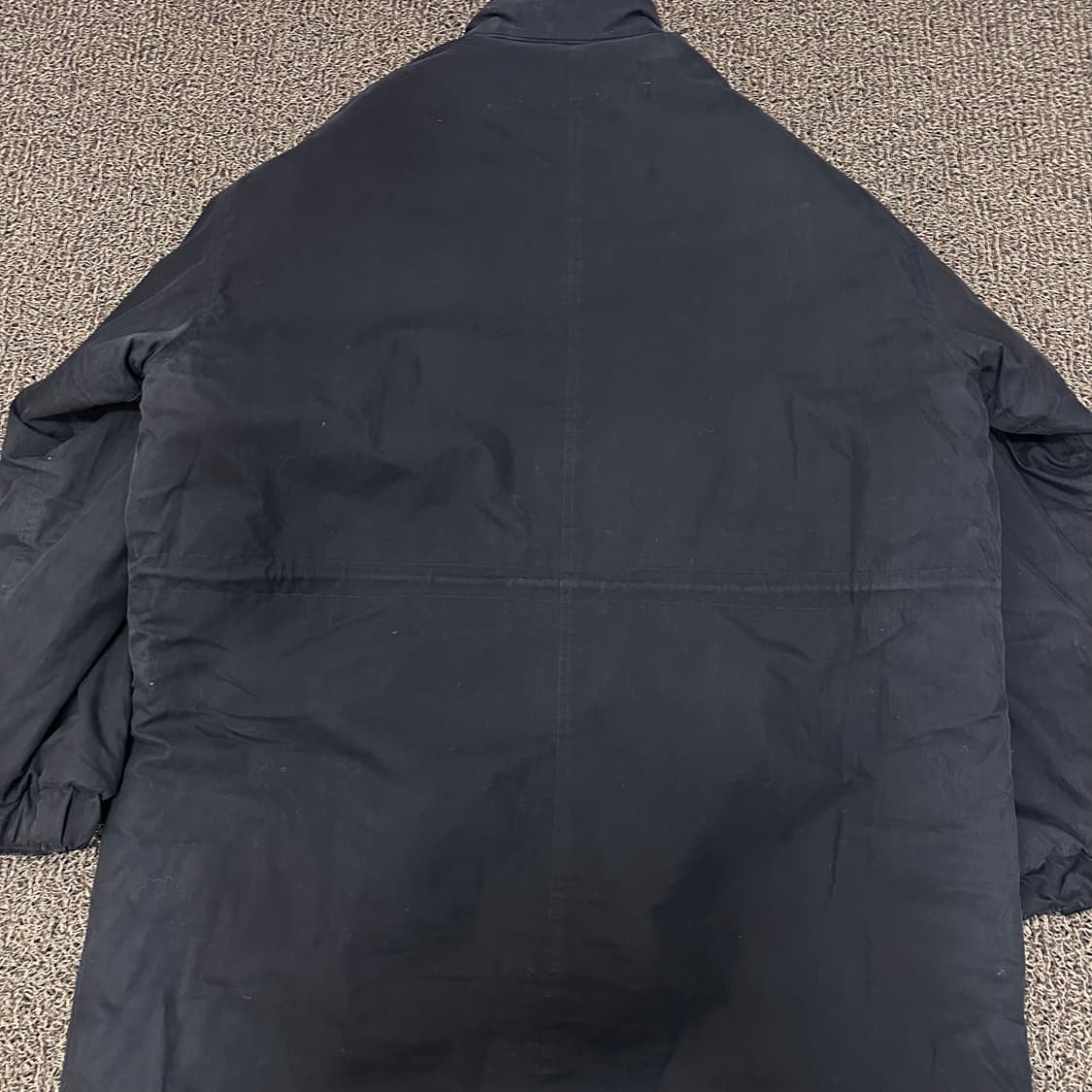 웬즈데이오아시스 롱 야상 점퍼 블랙 상품이미지5