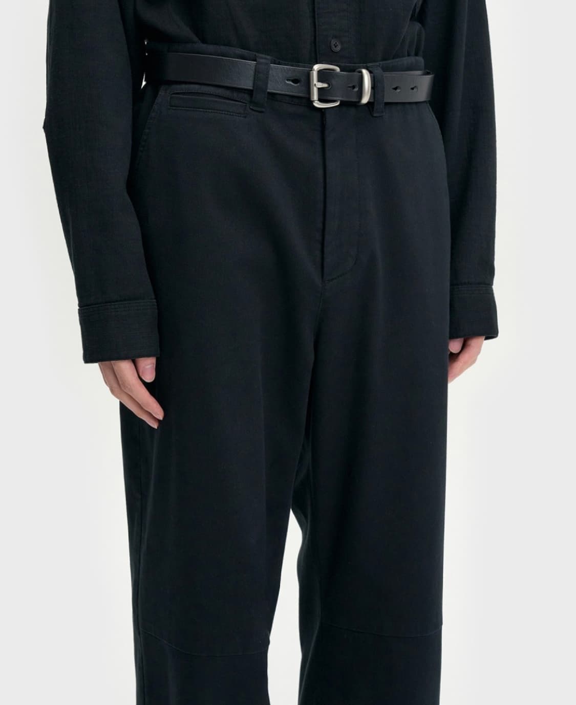 벨리에 미드 와이드 치노 블랙 4(30) 상품이미지1