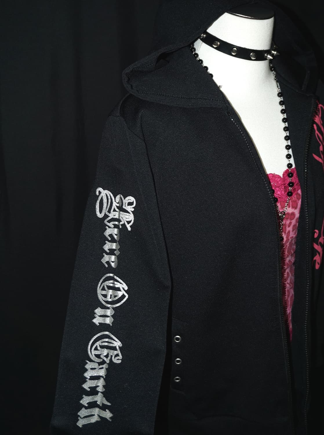 (spinash) y2k kitsch graphic zip-up  상품이미지4