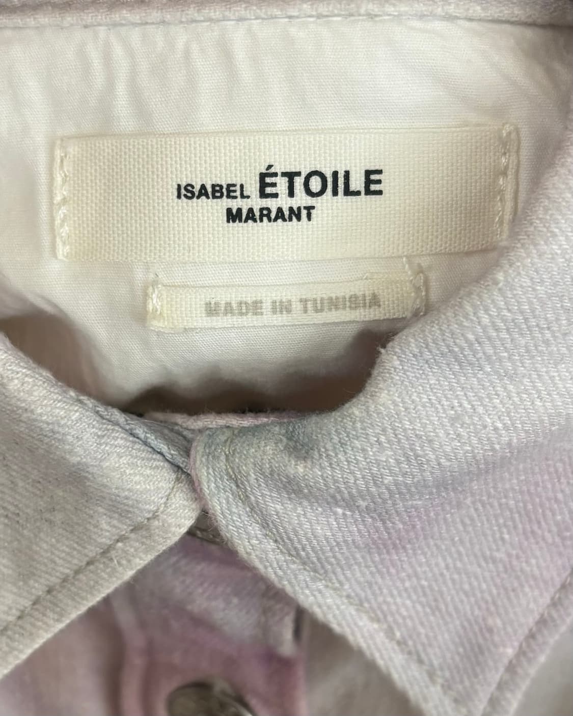 이자벨마랑 레오나 타이 다이 데님 셔츠 상품이미지7