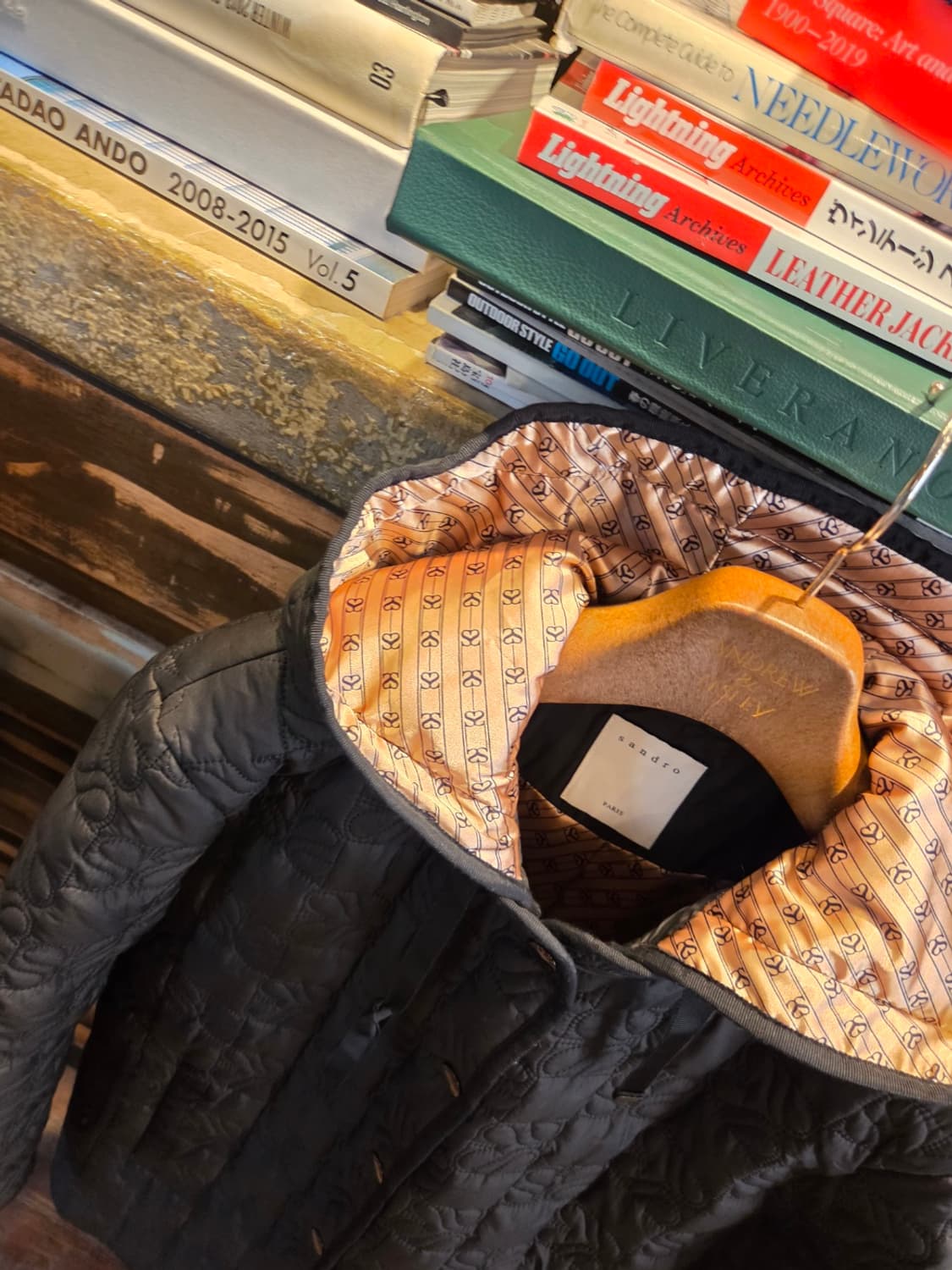 산드로 퀼팅자켓 상품이미지2