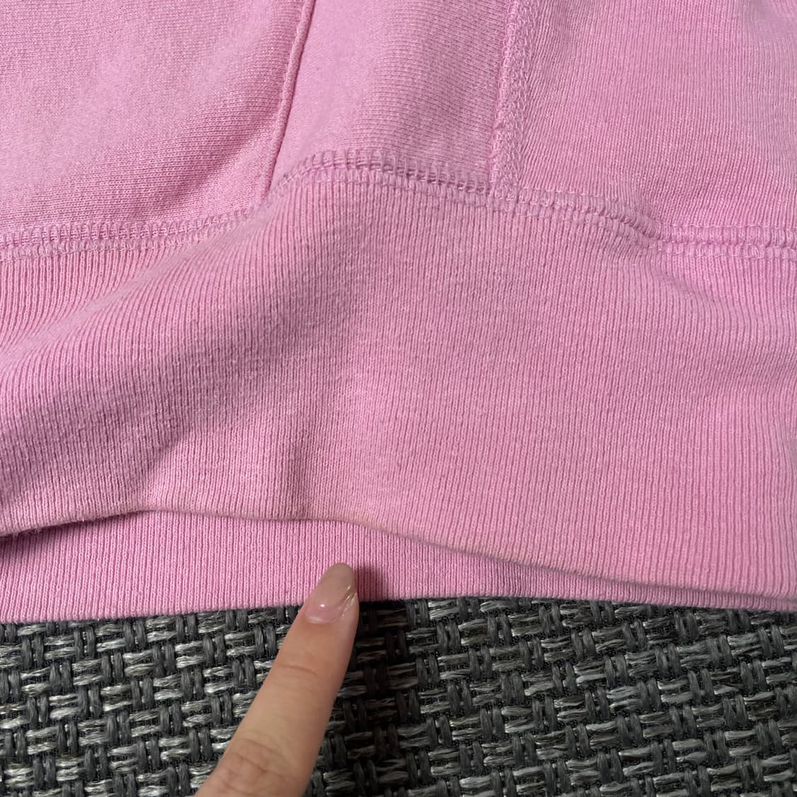 슈프림 핑크 박스로고 후드 스웻셔츠 L 상품이미지6