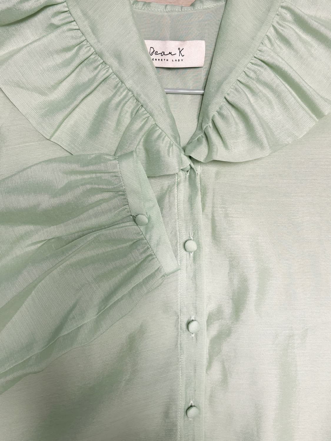 [새상품] DearK 프릴 카라 블라우스 상품이미지5