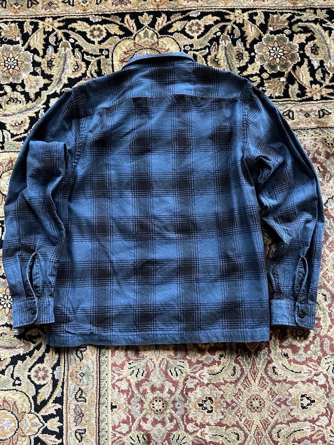 10s RRL 더블알엘 오픈 카라 체크 셔츠 상품이미지5