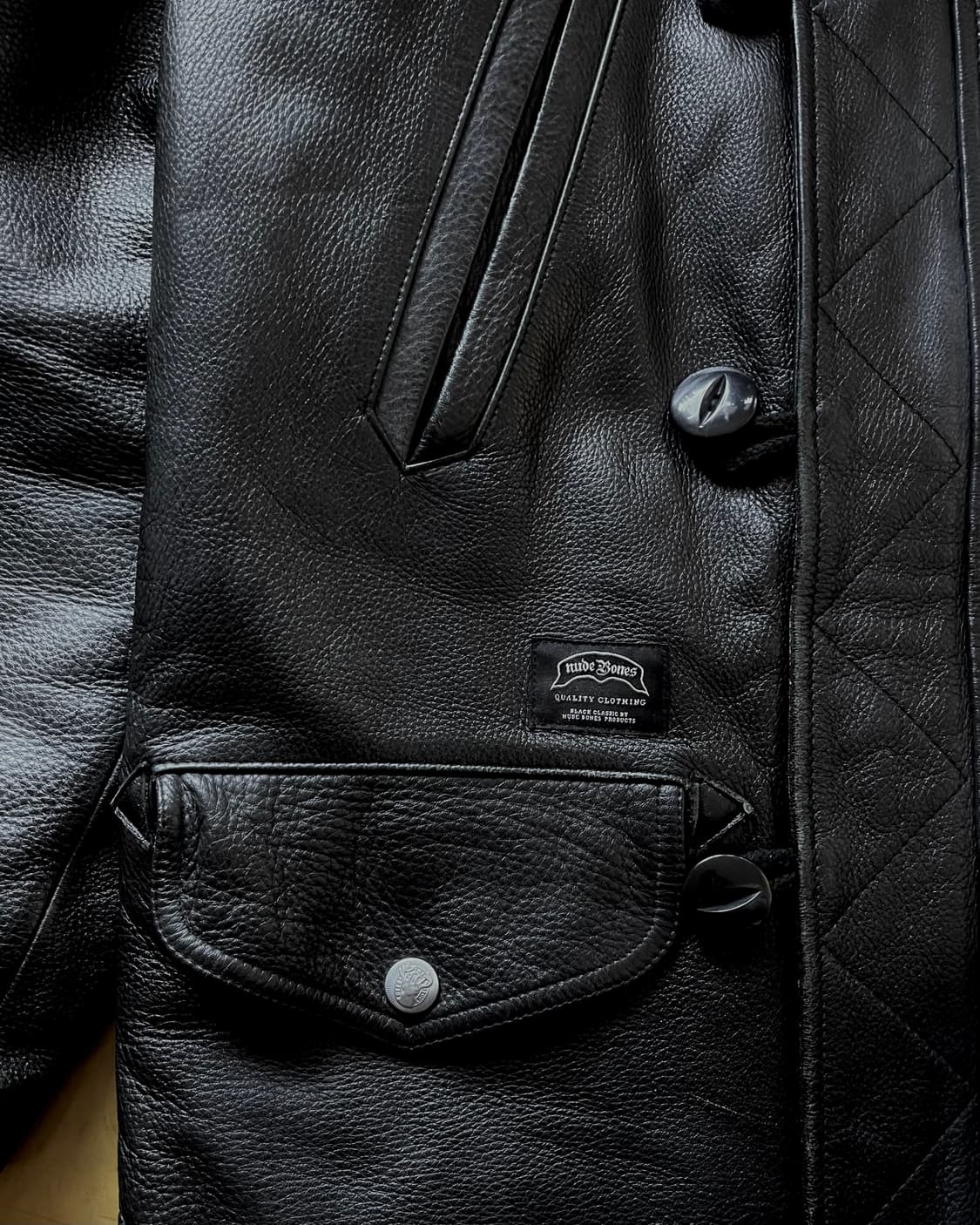 NUDE BONES Real Cow Leather N3B Coat 상품이미지5