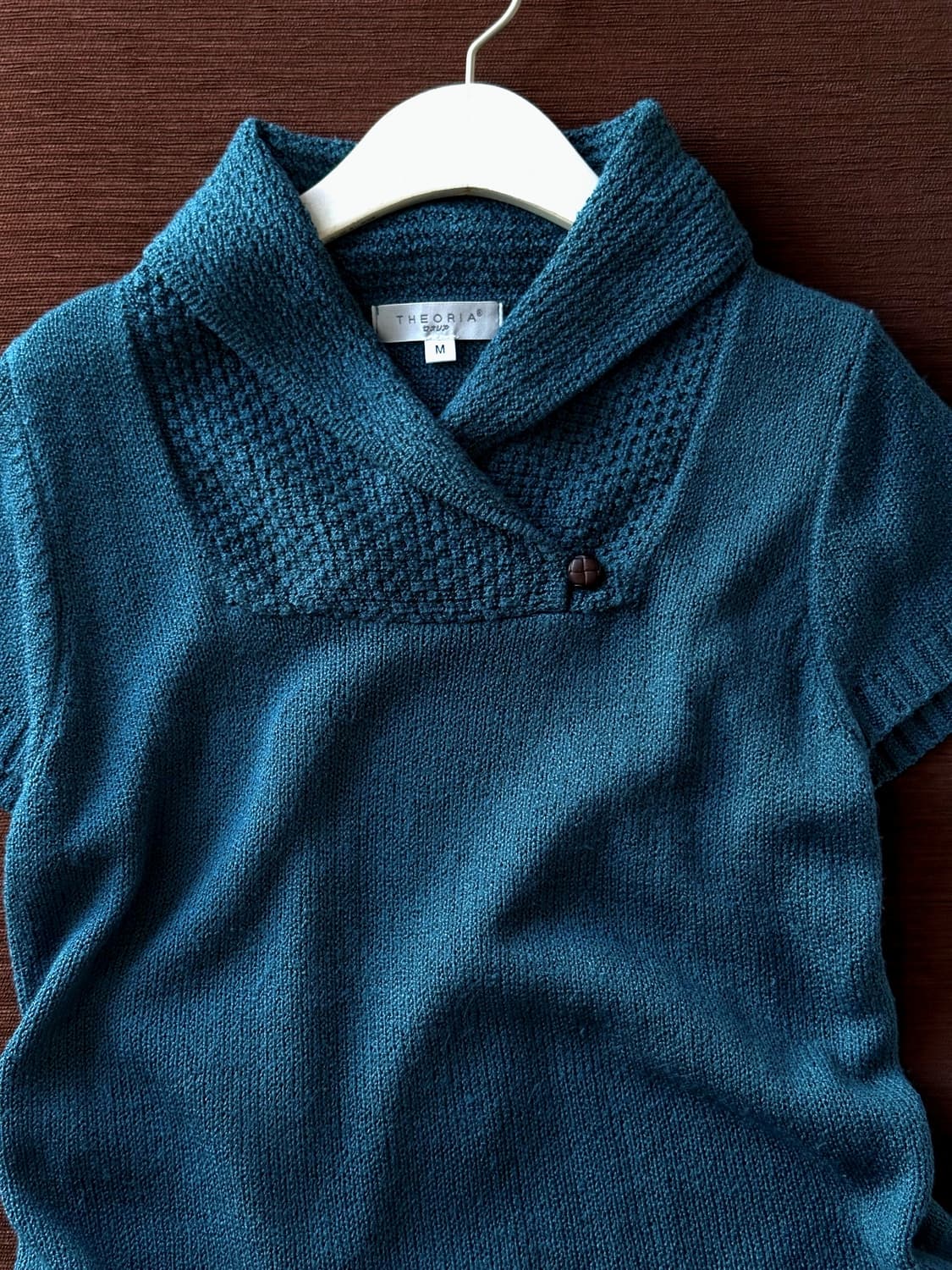 Shawl collar design knit top 상품이미지10