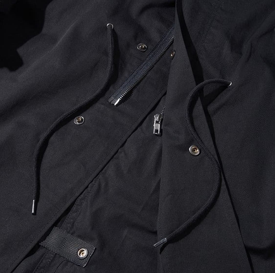 파르티멘토 피쉬테일 야상 블랙 상품이미지5