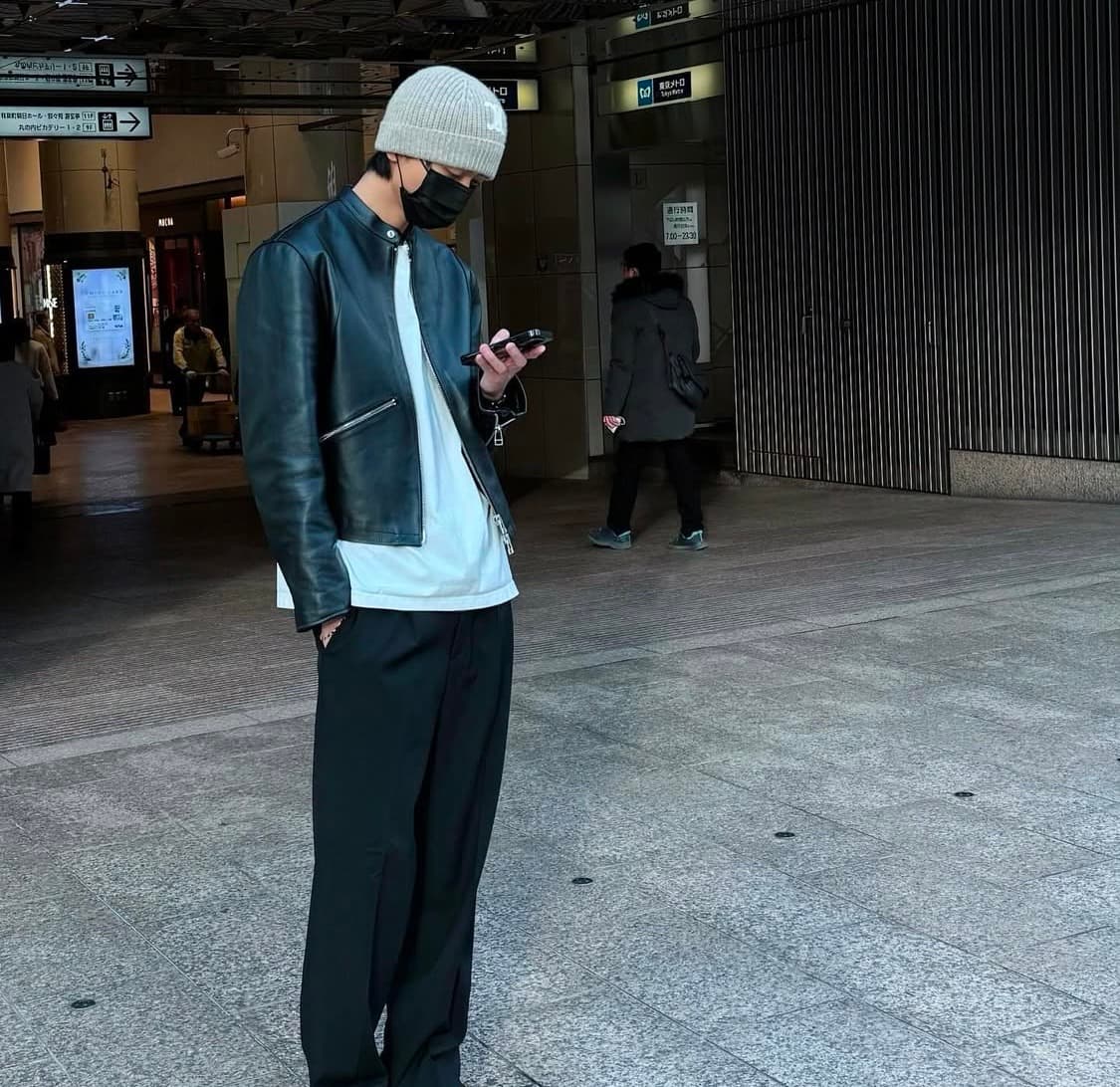 토니웩 레더 카페레이서 자켓 XL(52)사이즈 상품이미지4