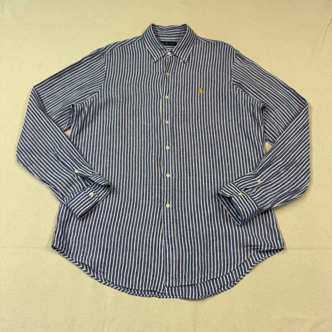 L) 폴로 랄프로렌 클래식핏 스트라이프 린넨 셔츠 상품이미지1