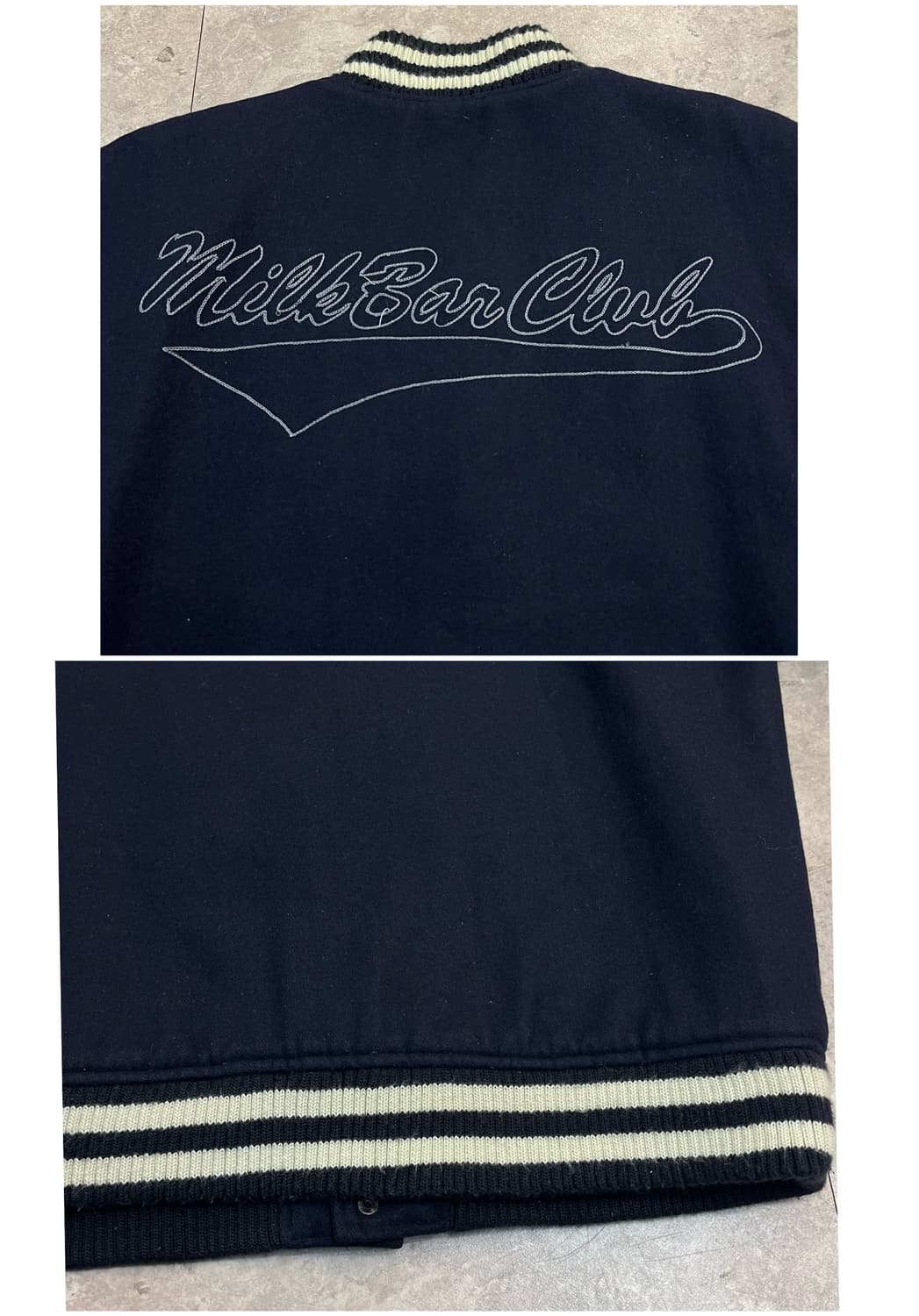 빈티지 바시티 자켓 네이비 M #csz2991  상품이미지8