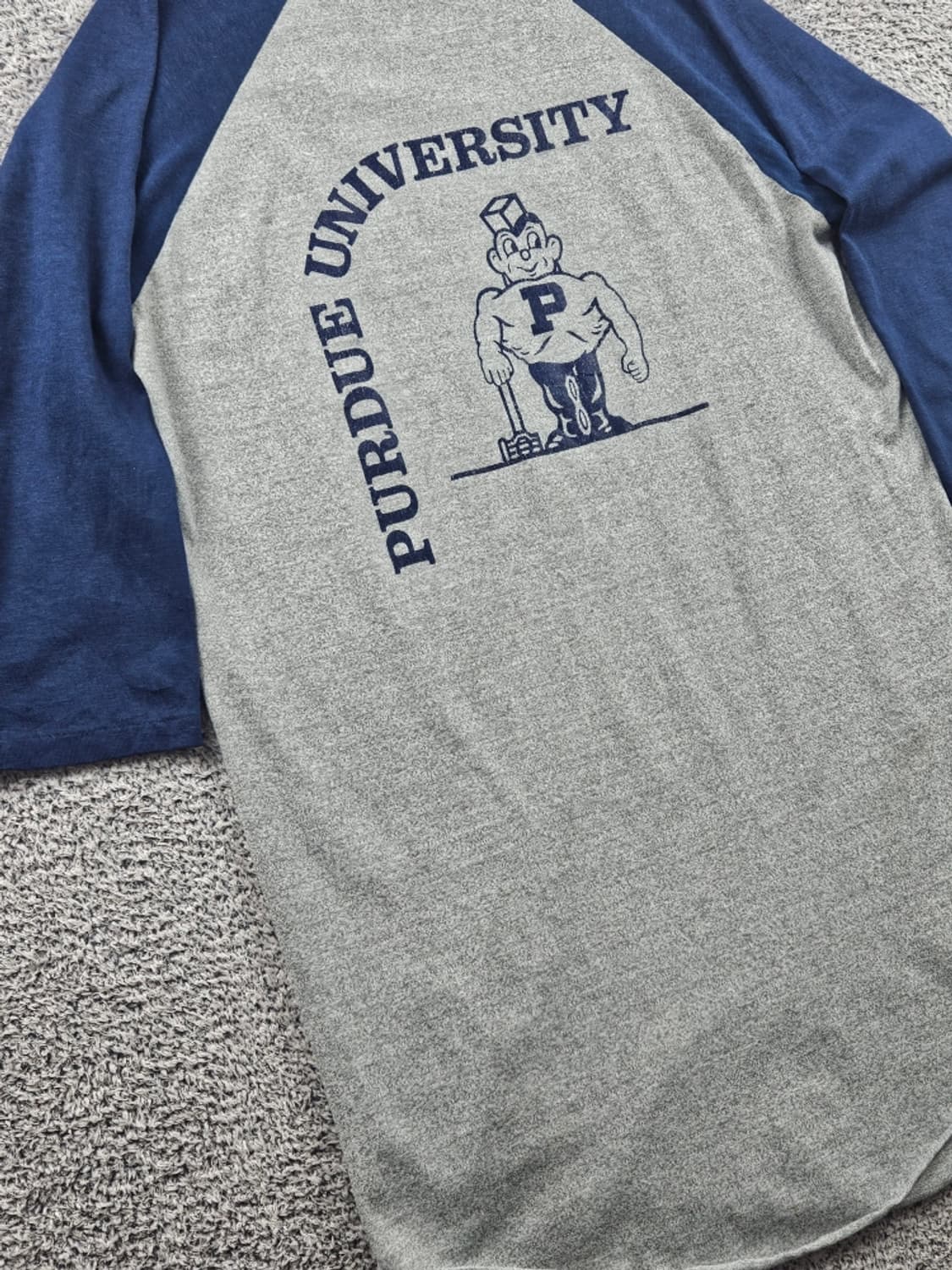 퍼듀 유니버시티 래글런 싱글스티치 롱 슬리브 ( XL ) / 11127 상품이미지4