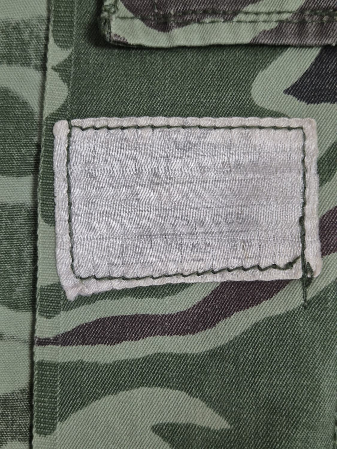 육군 구형 70s 9공수특전여단 중사 충정복 전투복 상의 자켓 (M) 상품이미지10