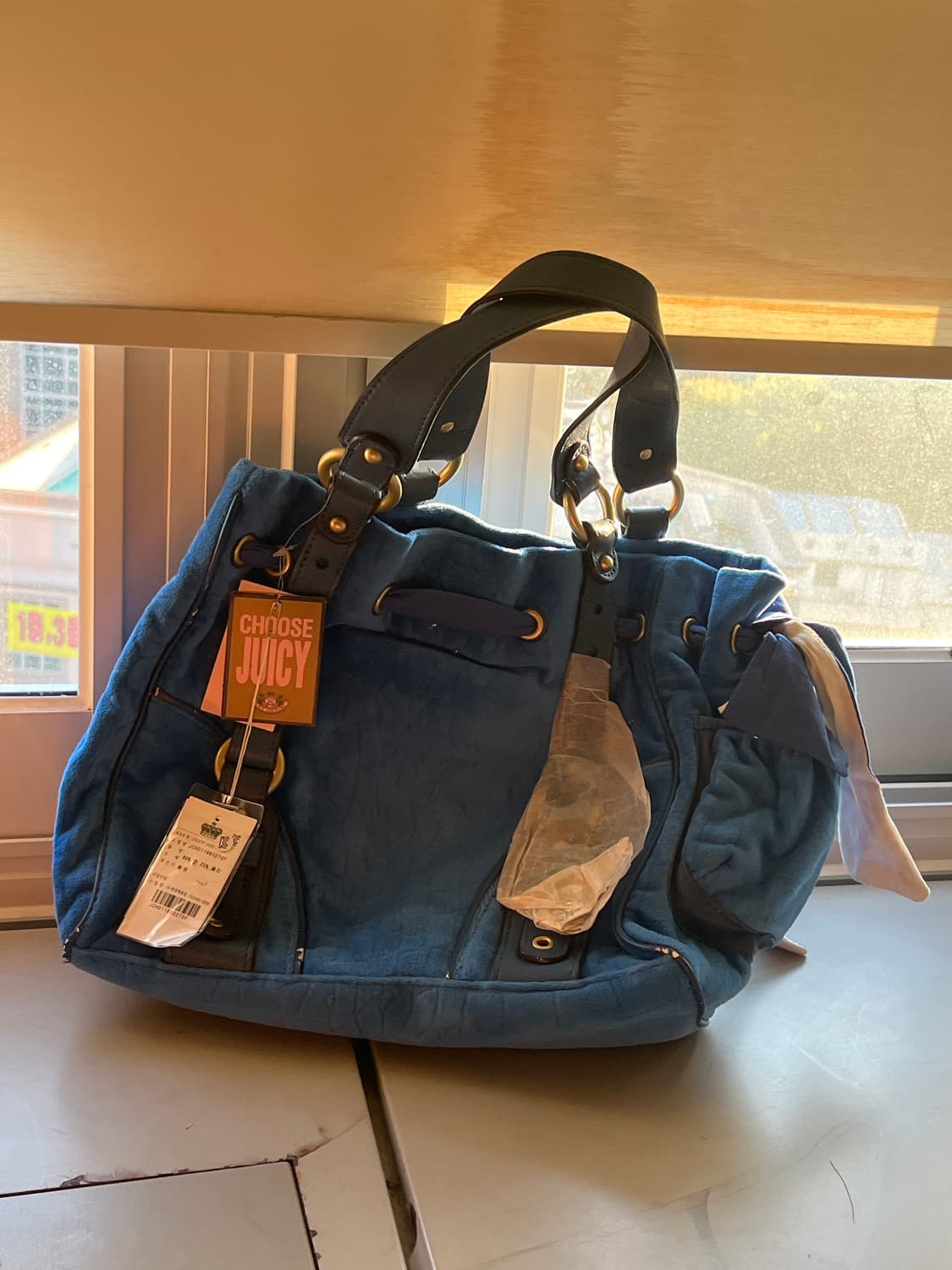 쥬시꾸뛰르 코발트 백 상품이미지5