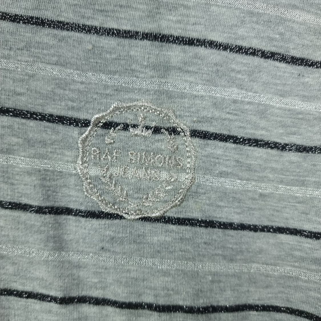 [라프시몬스] 스트라이프 브이넥 후드 슬리브리스 나시 P01543 상품이미지4