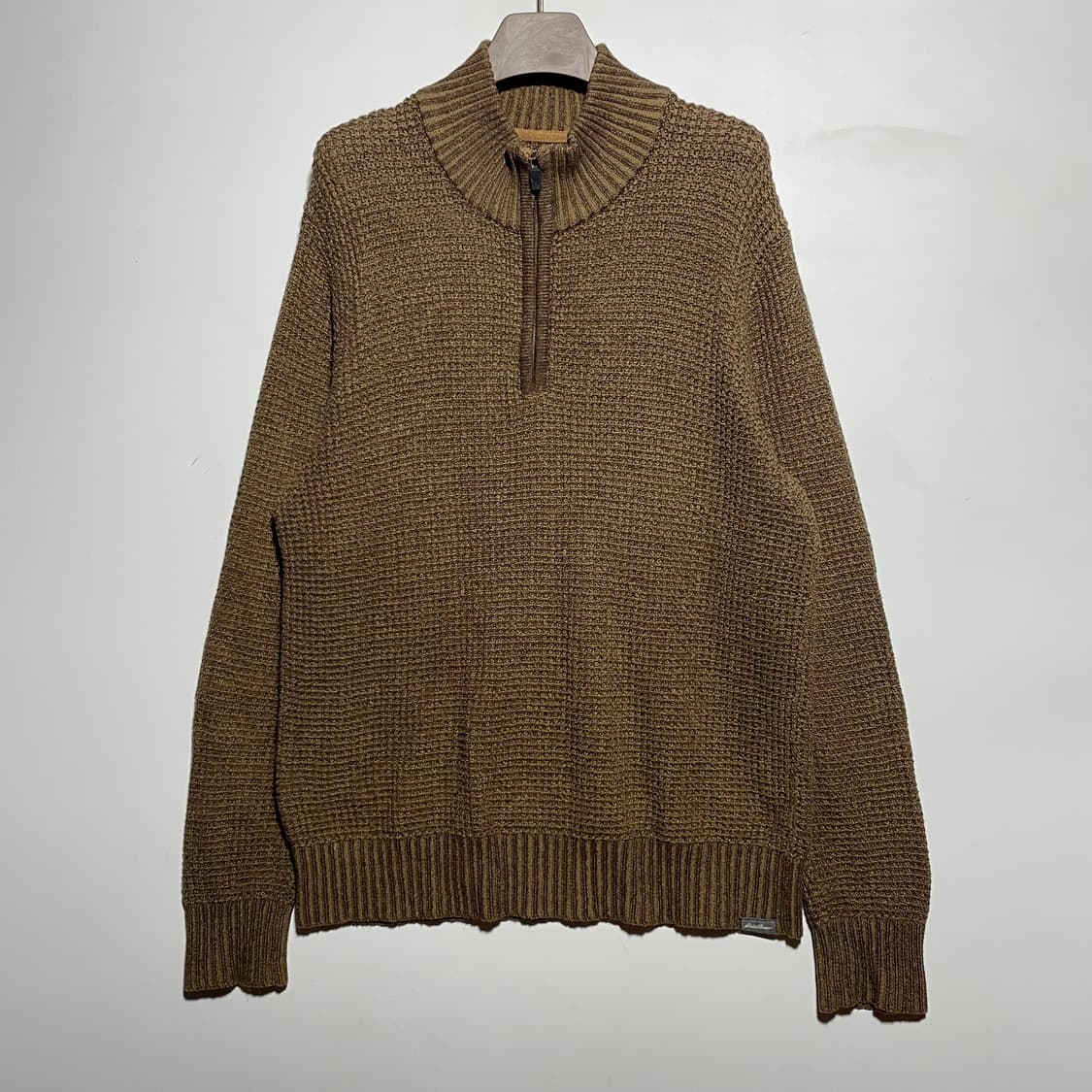 에디바우어 하프넥 반집업 니트 상품이미지1