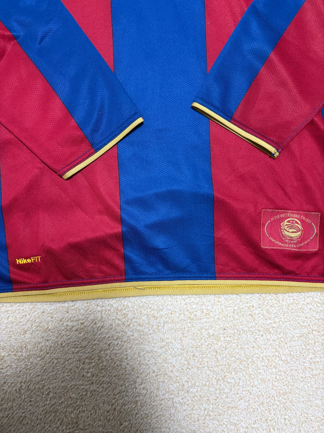 L) 07-08 나이키 바르셀로나 캄프누 유니폼 긴팔 상품이미지7