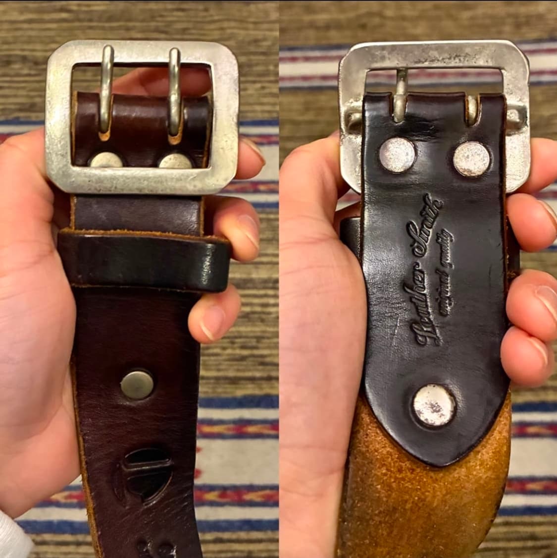 레더스미스 탑그레인 리얼레더 벨트 상품이미지2