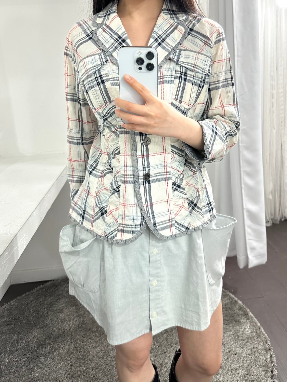 ehyphenworld galerypocket mini skirt 상품이미지5