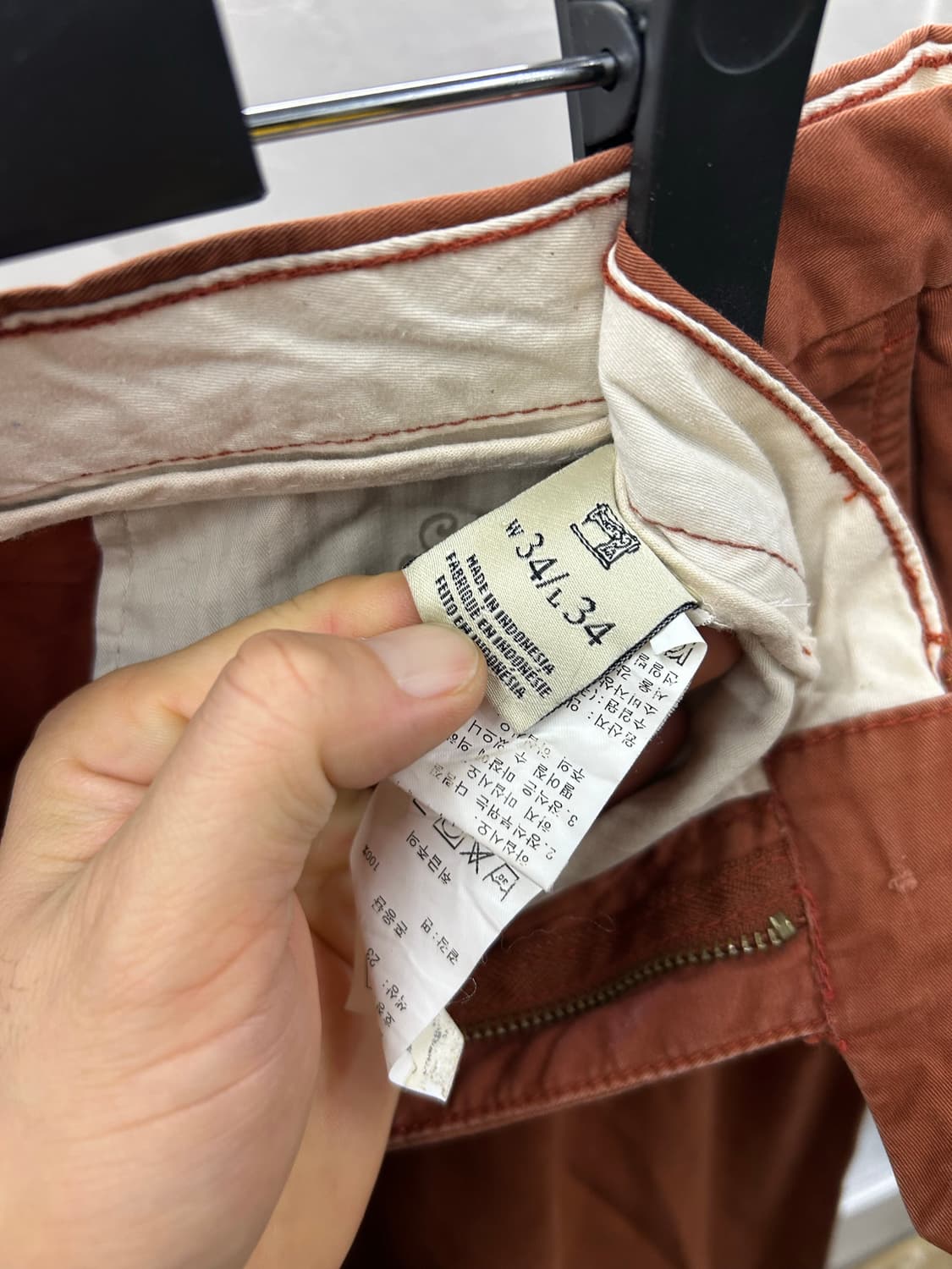 네덜란드 스카치앤소다(scotch&soda) 브라운 면바지 상품이미지7