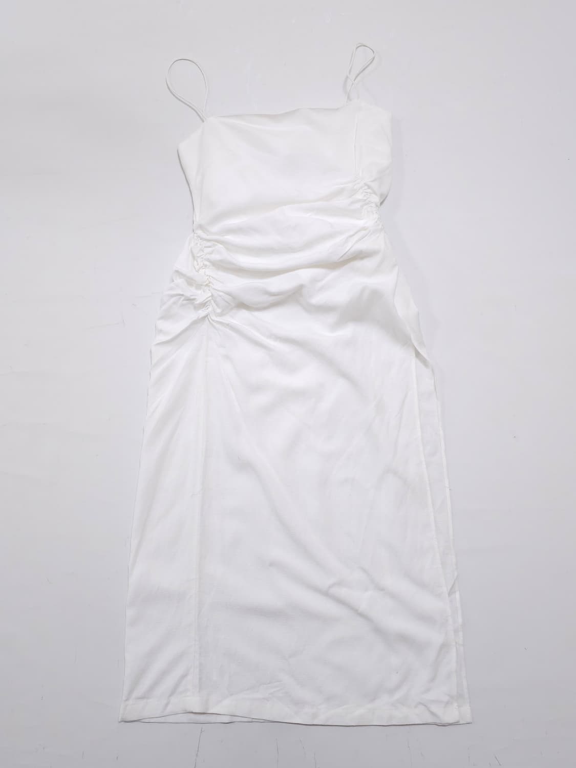 보헤미안서울 셔링 슬릿 원피스 상품이미지2