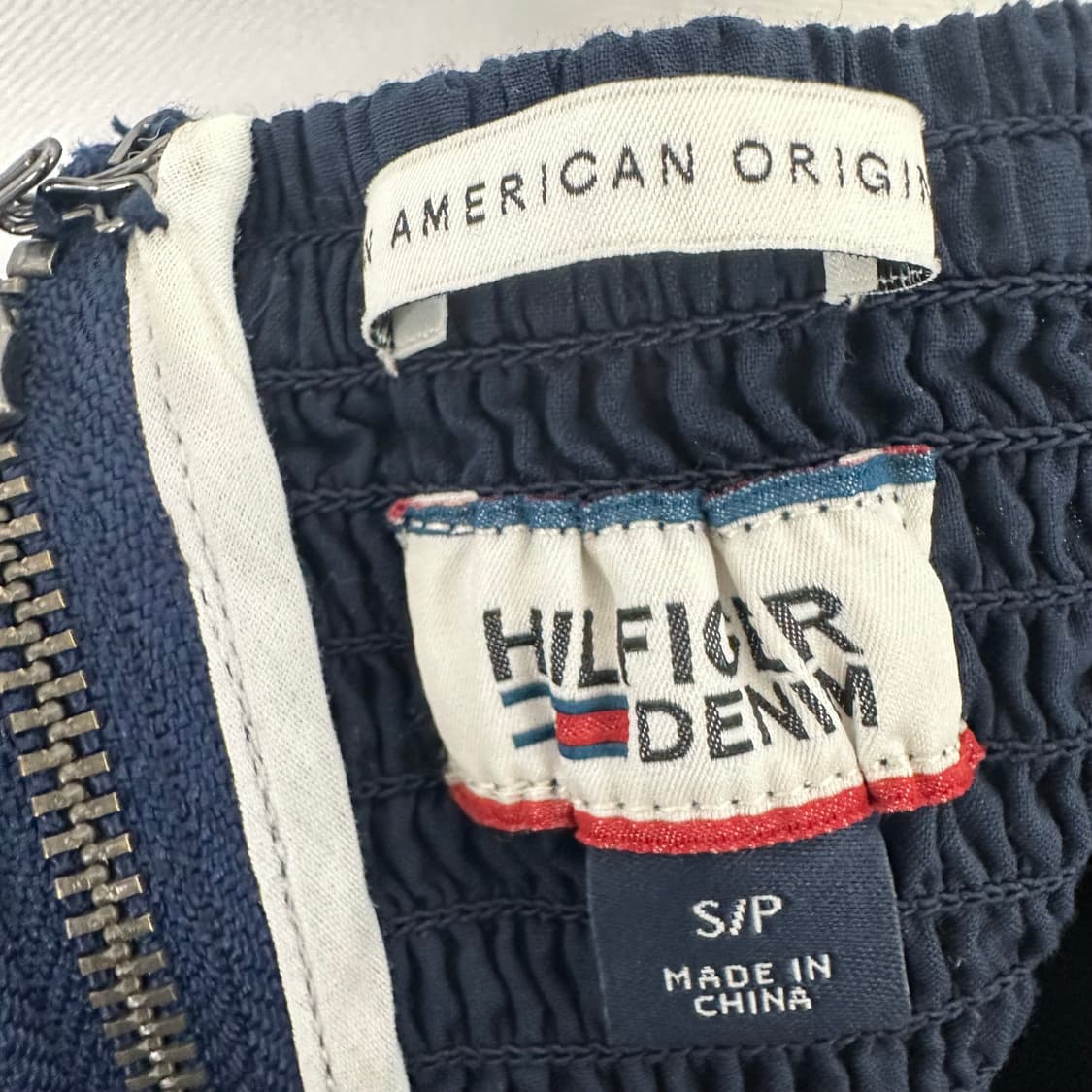   힐피거데님 여자 스트라이프 미니 탑원피스 S 때 상품이미지8