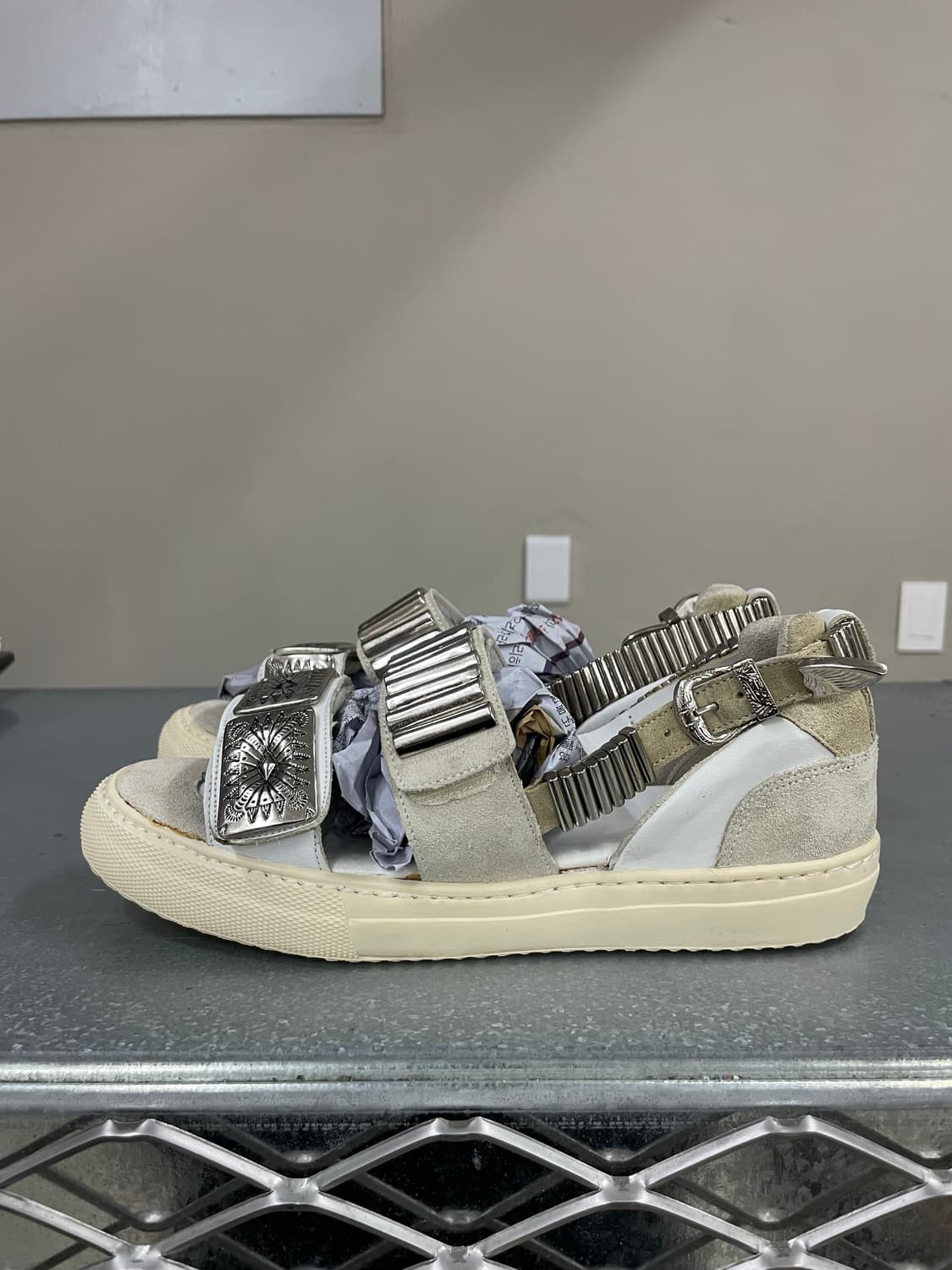 토가 풀라 메탈 샌들 38  상품이미지1