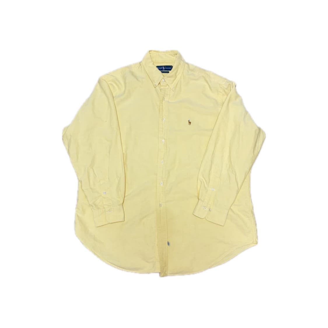 [Polo | 2XL] 폴로 옐로우 코튼 셔츠 상품이미지1