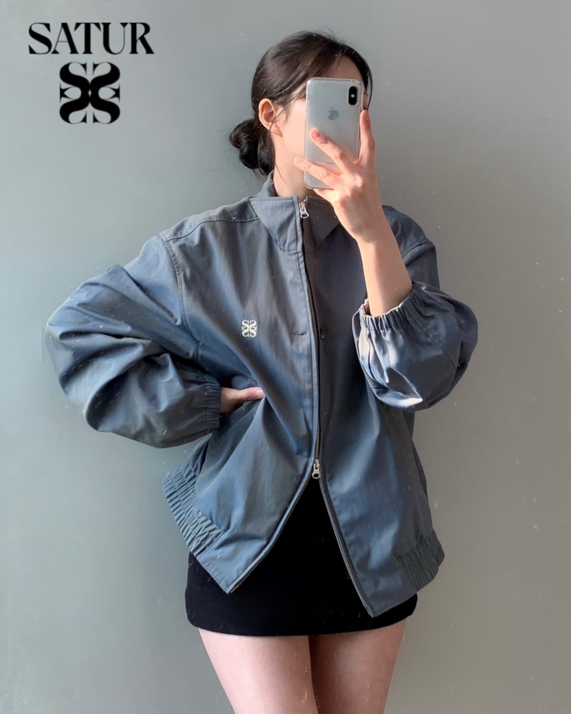 세터 레체 투톤 자켓 상품이미지3