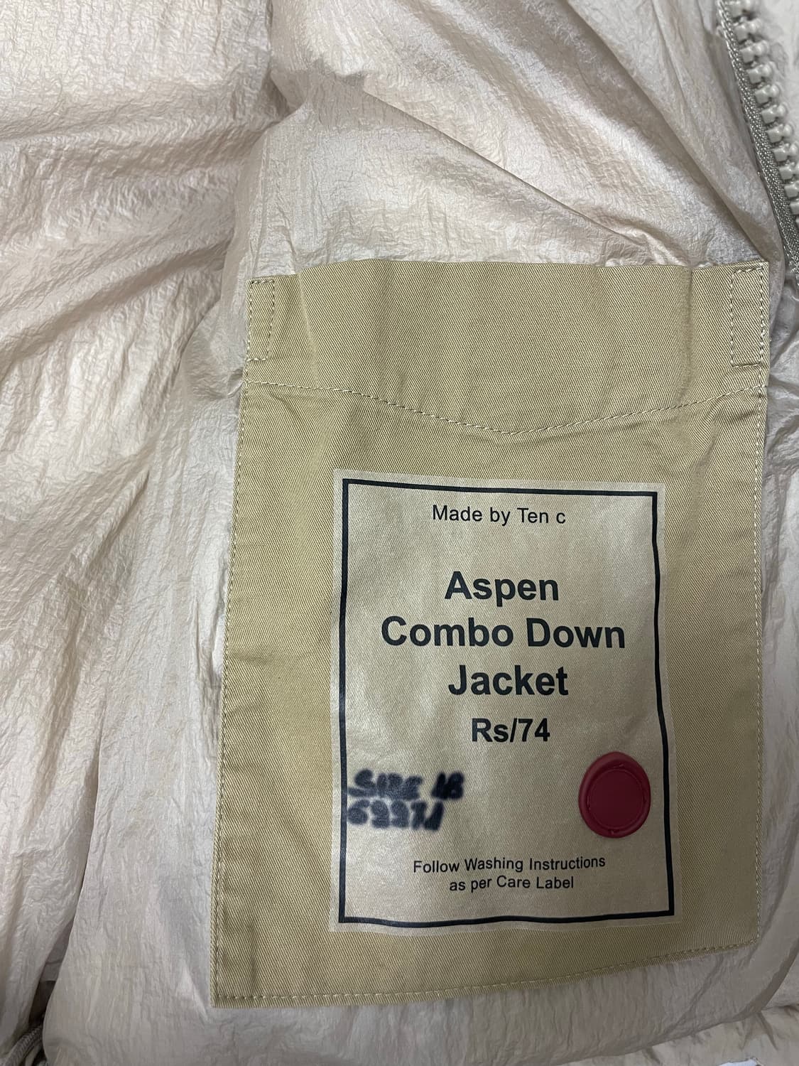 텐씨 아스펜 콤보 다운 패딩 상품이미지6