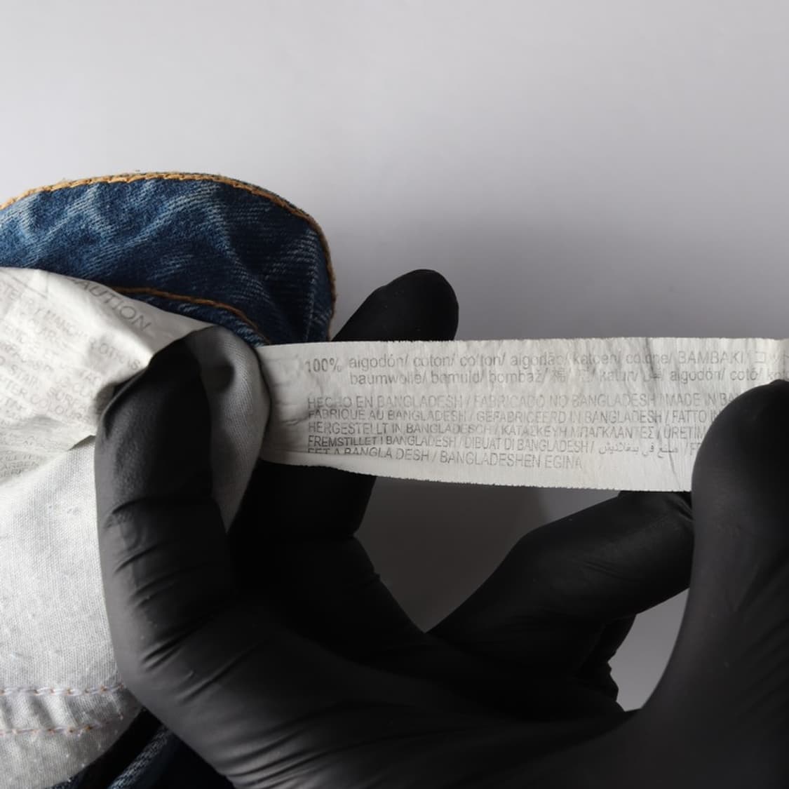 ZARA 빈티지 데미지 연청 데님 스커트 S 상품이미지6