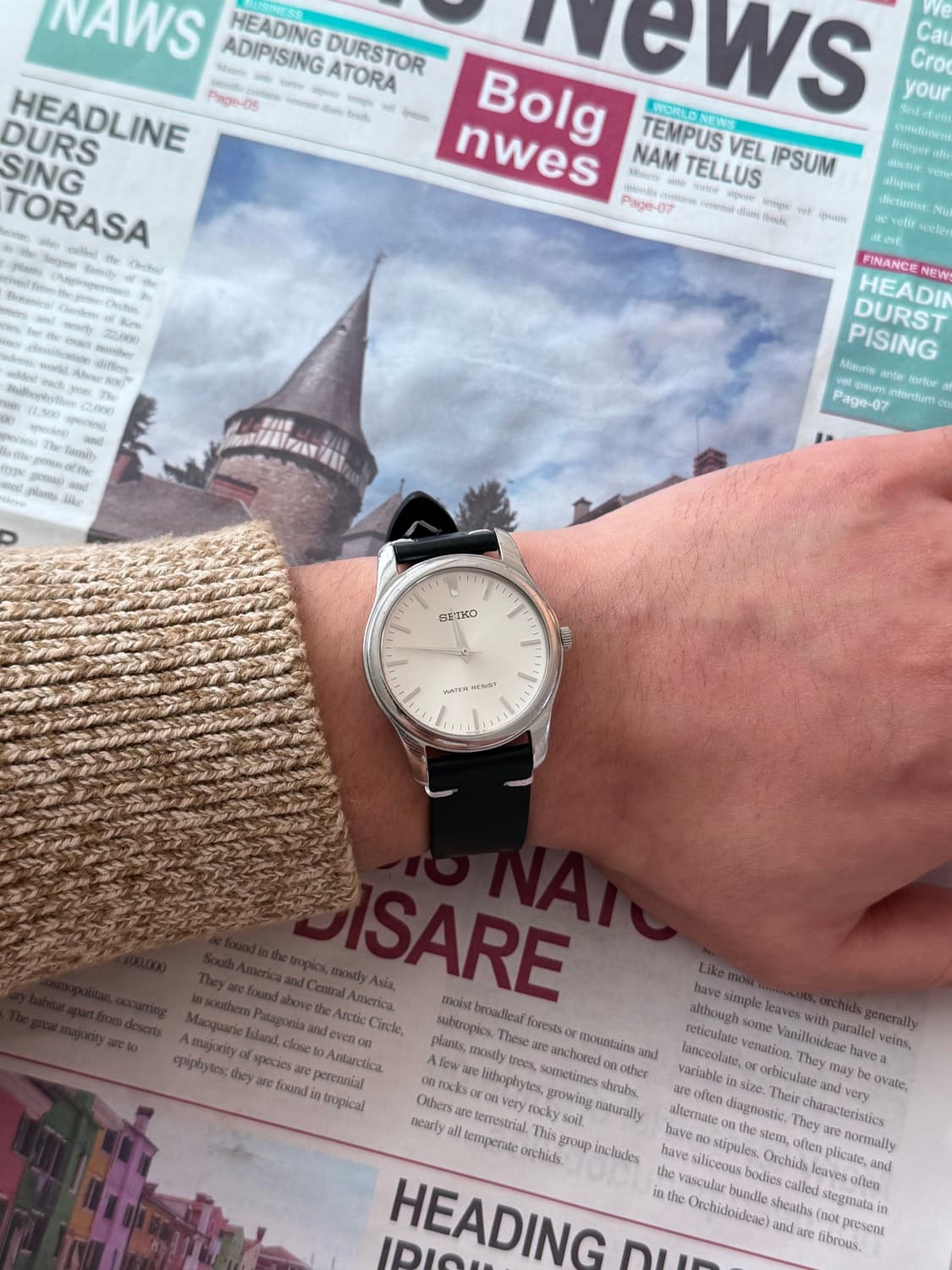 Seiko 세이코 라운드 Quartz 상품이미지4