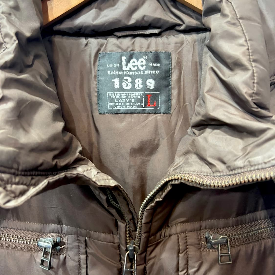 Lee 80’s Japan Made 헤비 다운 자켓 (L) 상품이미지2
