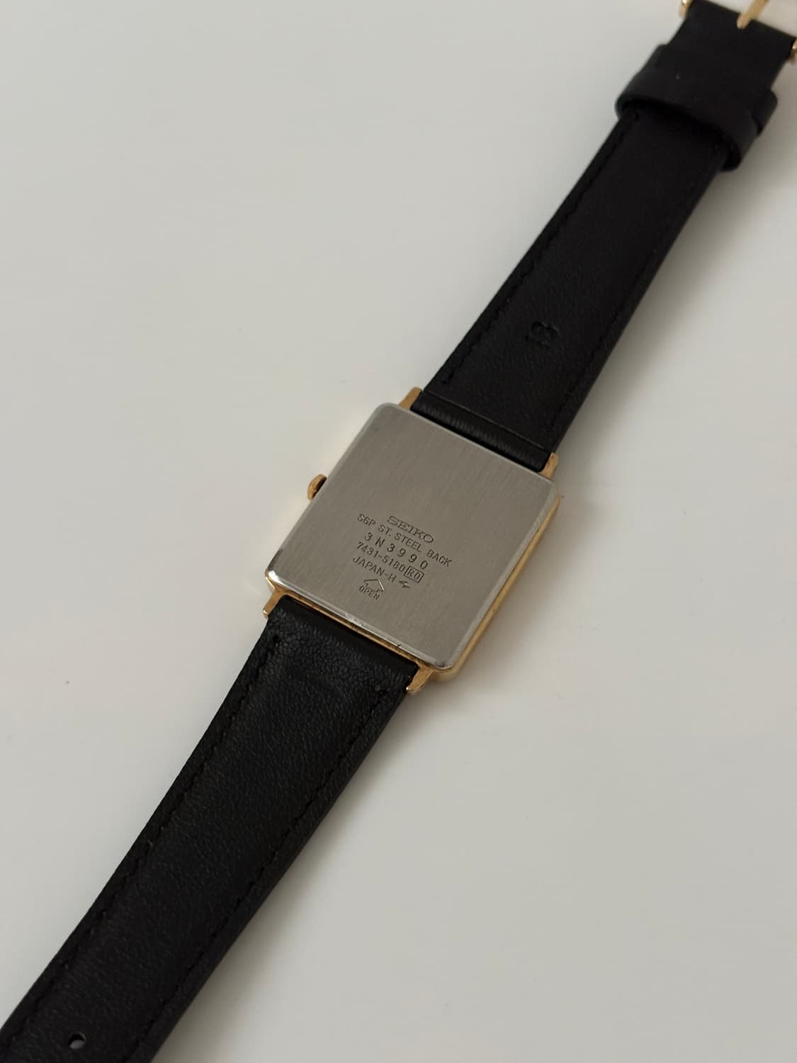 80s Chariot Roman Index Gold Tank Quartz 상품이미지8