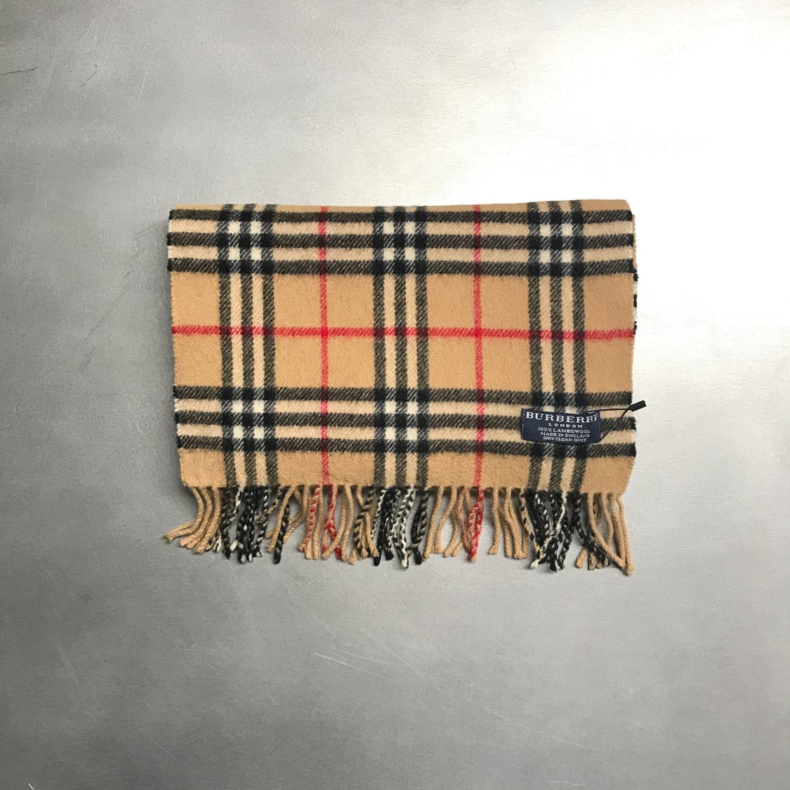 버버리 정품 램스울 머플러 베이지 상품이미지2