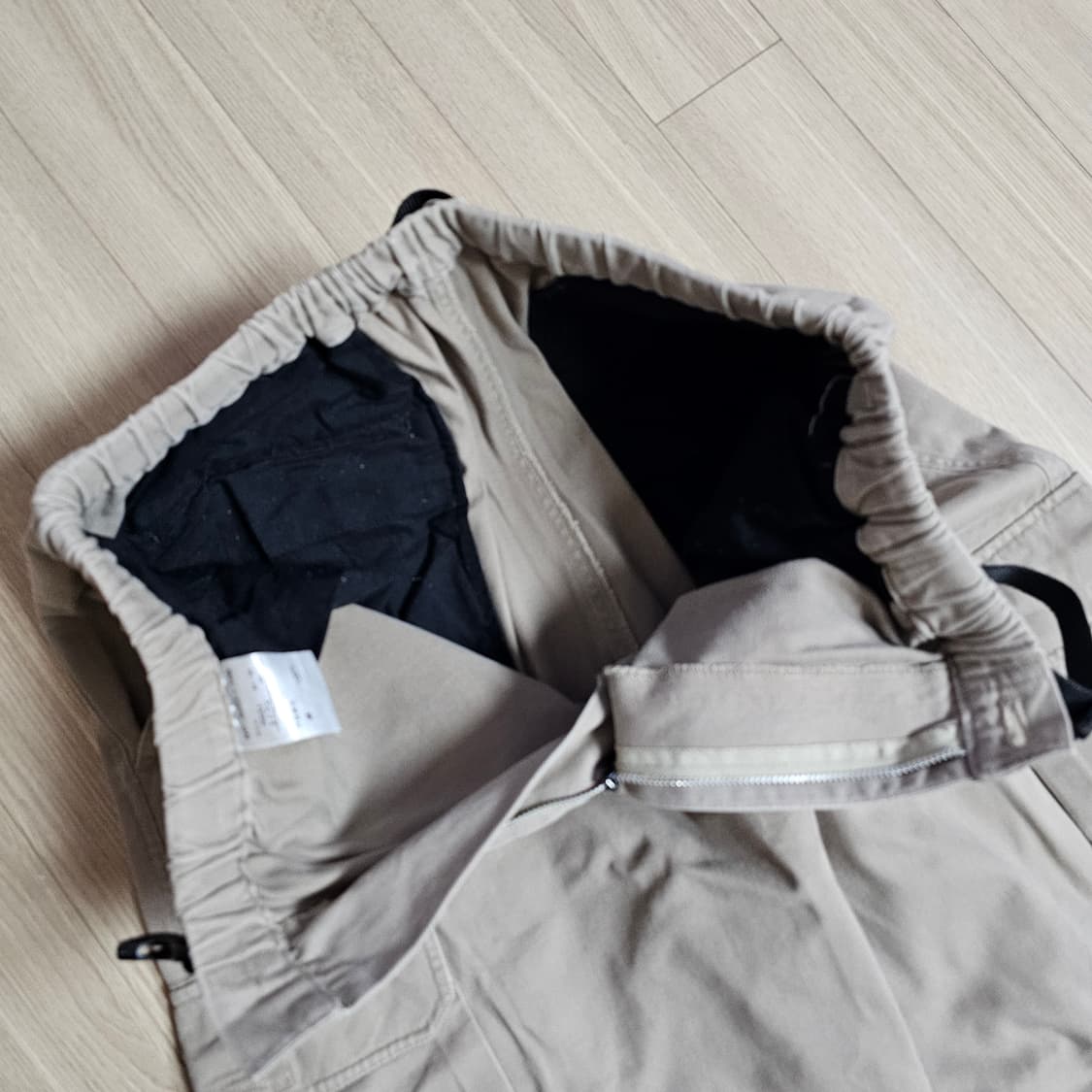 L 82~84 32~34 남자 카고 팬츠 베이지- 긴바지 반바지 2in1 상품이미지5