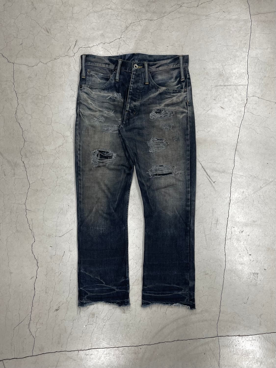 L.G.B Washed Denim pants (25) 상품이미지1
