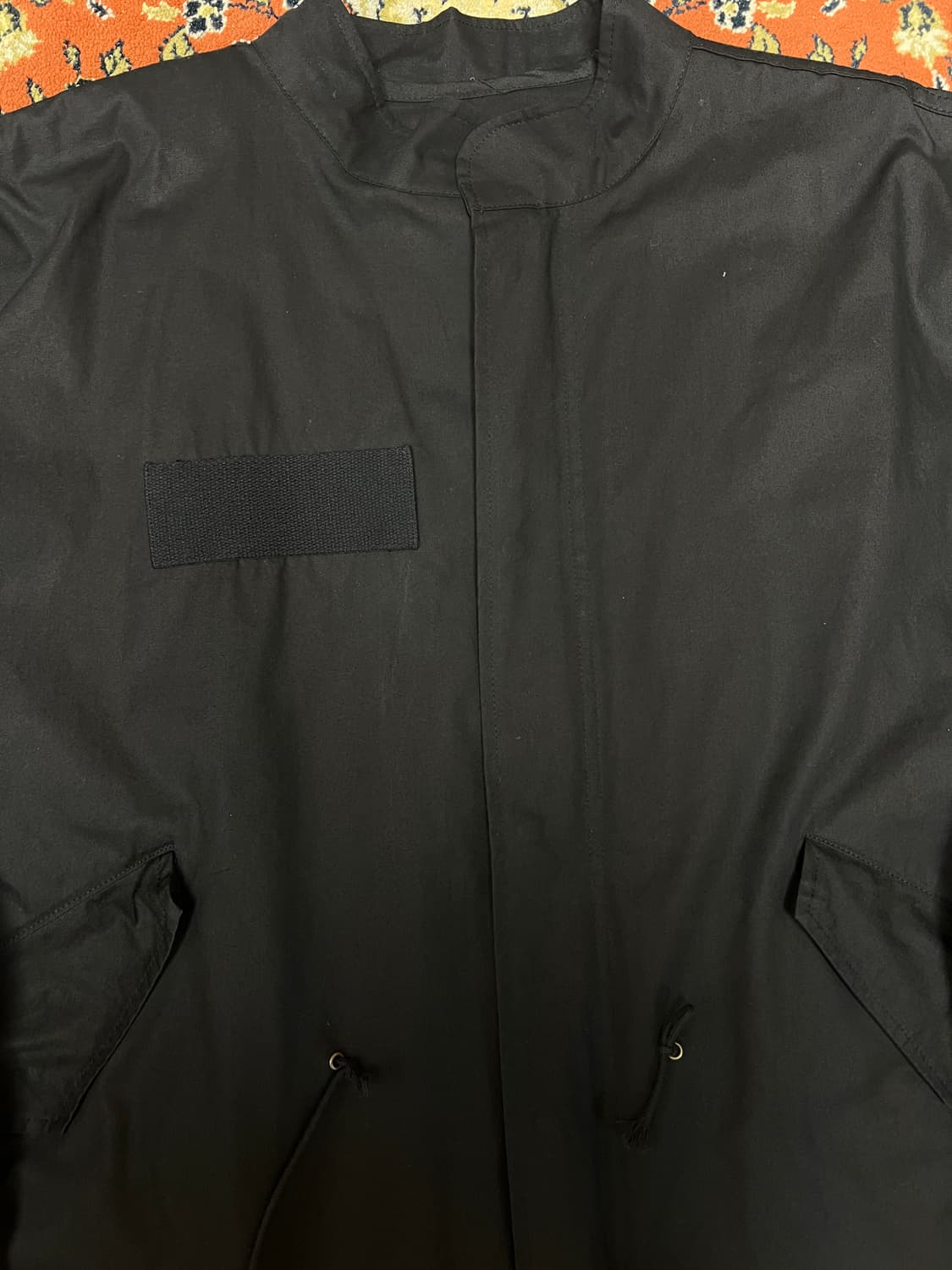 [XL] M65 피쉬테일 복각 개파카 블랙 상품이미지4