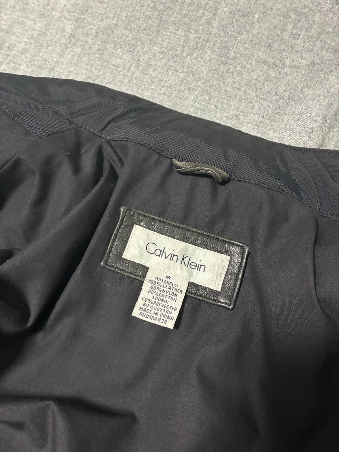 캘빈클라인 블랙 봄버 자켓 상품이미지6