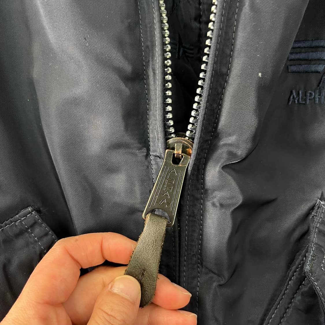 95 알파인더스트리 플라이트 MA-1 네이비 항공자켓 상품이미지4