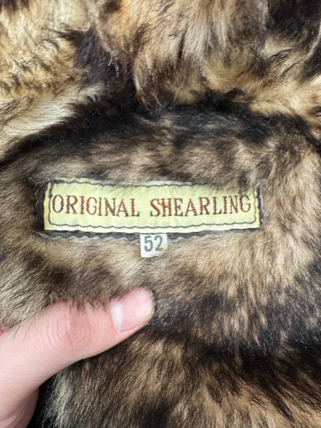 AC.BANG 빈티지 양가죽 스웨이드 레더 퍼카라 롱코트 브라운 상품이미지6