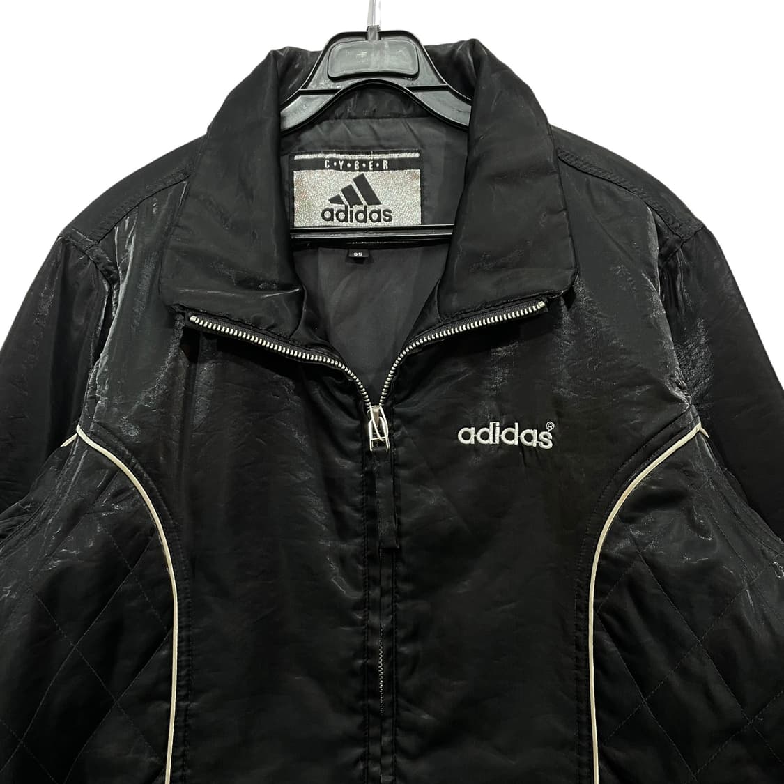 Adidas Vintage Quilted Zip Jacket 상품이미지2