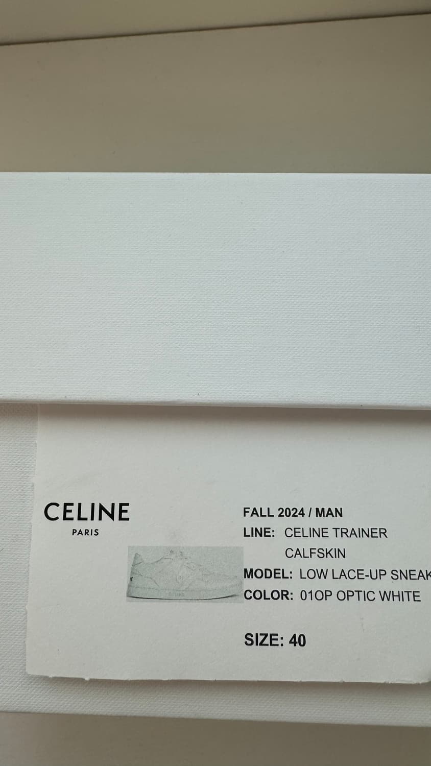 [40]셀린느 CT-04 로우 레이스업 스니커즈 상품이미지4