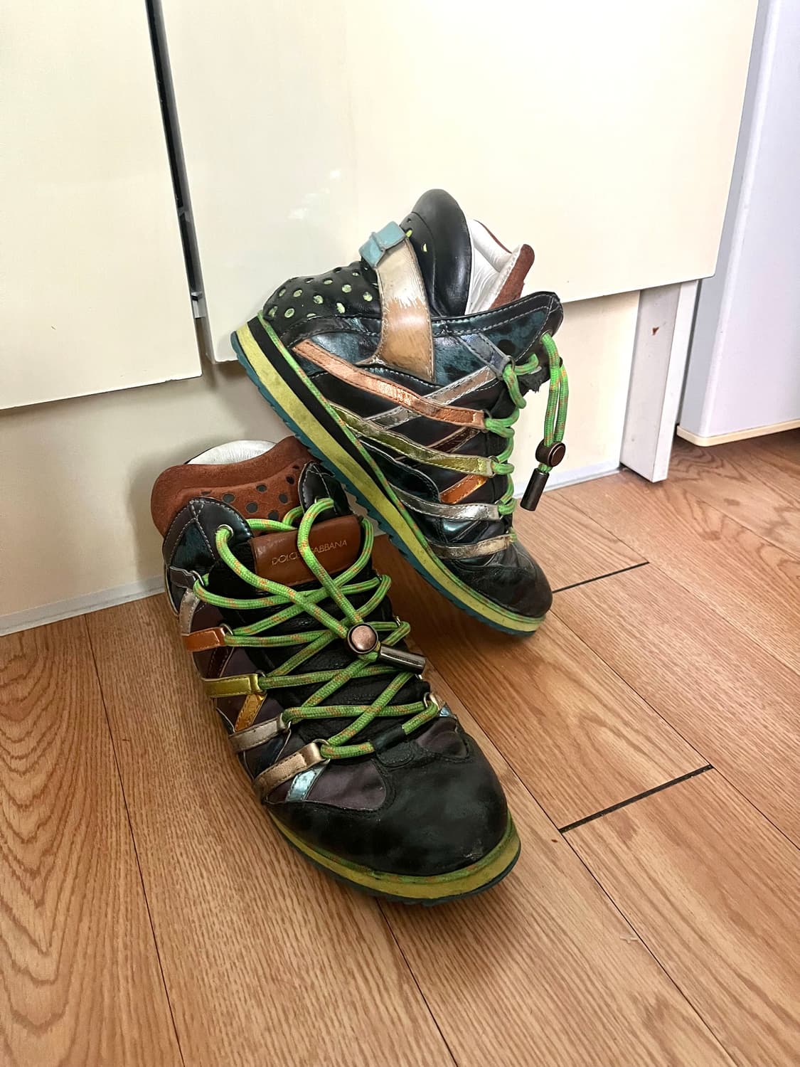 돌체앤가바나 10s 아카이브 메탈릭 하이탑 스니커즈 상품이미지1