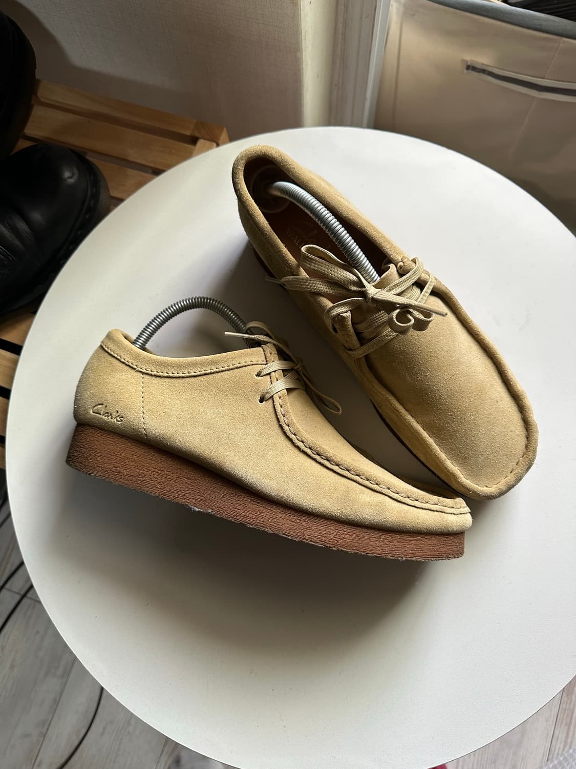 클락스 왈라비 스웨이드 베이지 (9US)265-270 상품이미지1